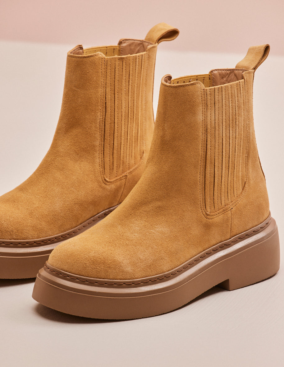 Ankle boots Tiphanie - Sand suede
