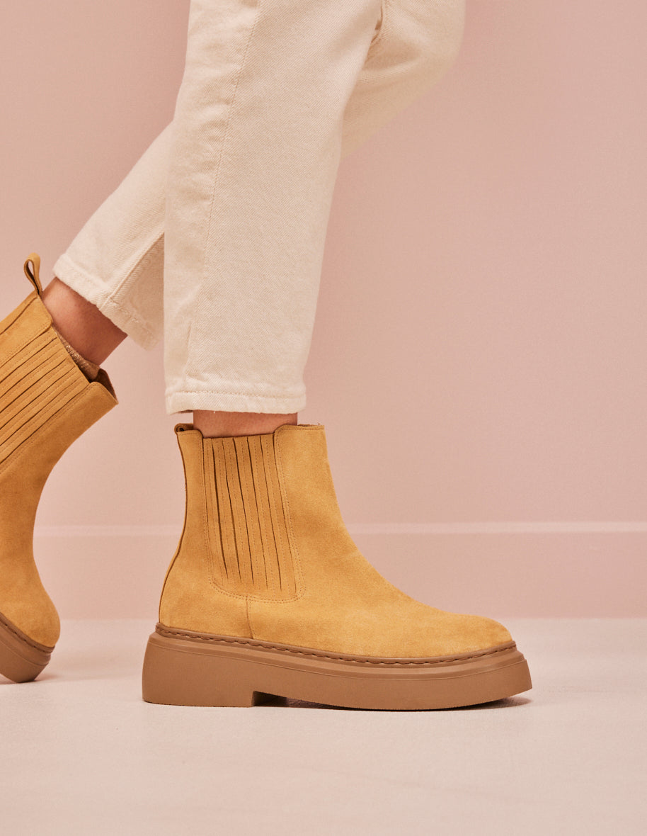 Ankle boots Tiphanie - Sand suede