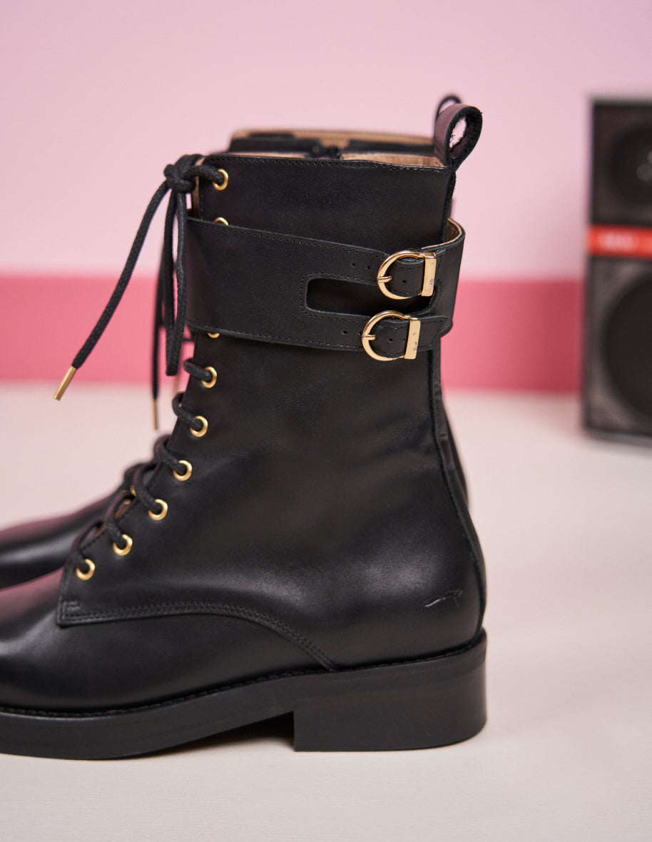 Ankle boots Barbara - Black leather