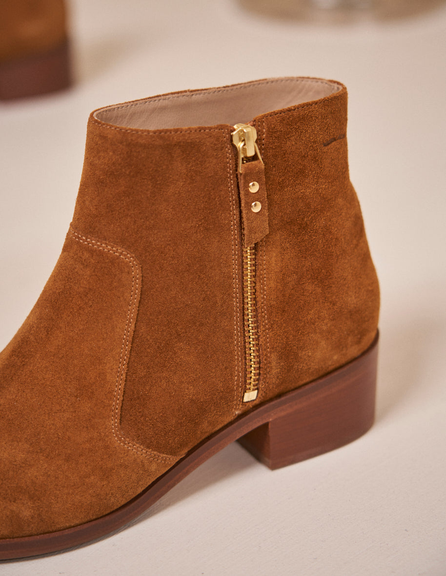 Ankle boots Coline - Amber suede
